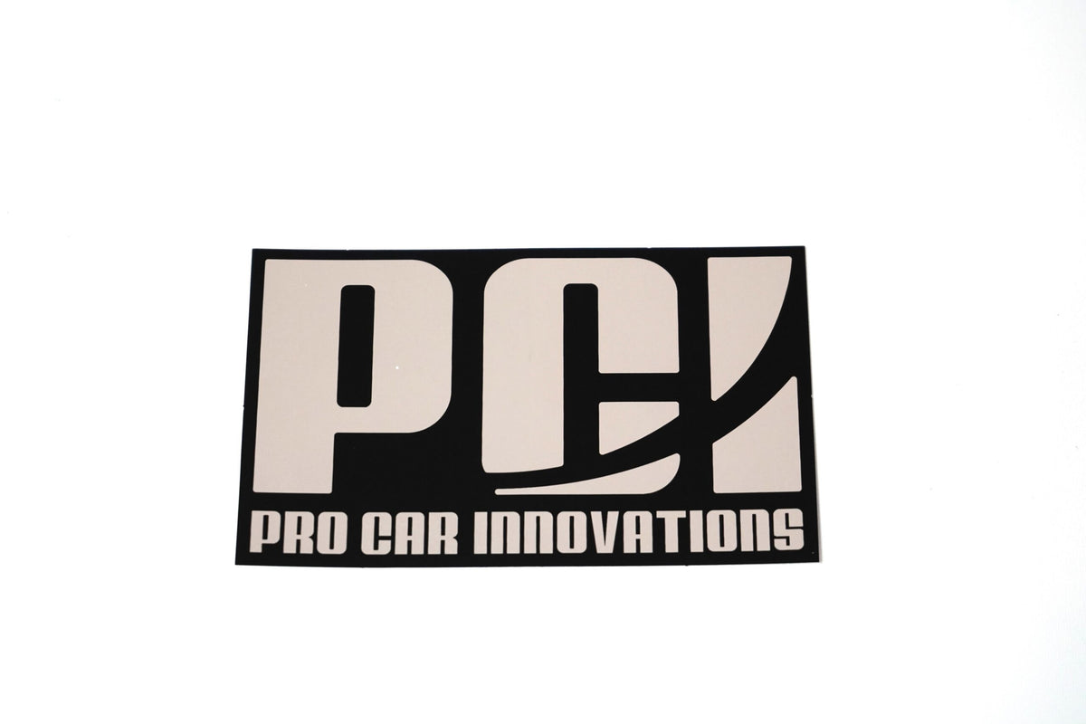 PCI STICKER PACK CHROME ON BLACK