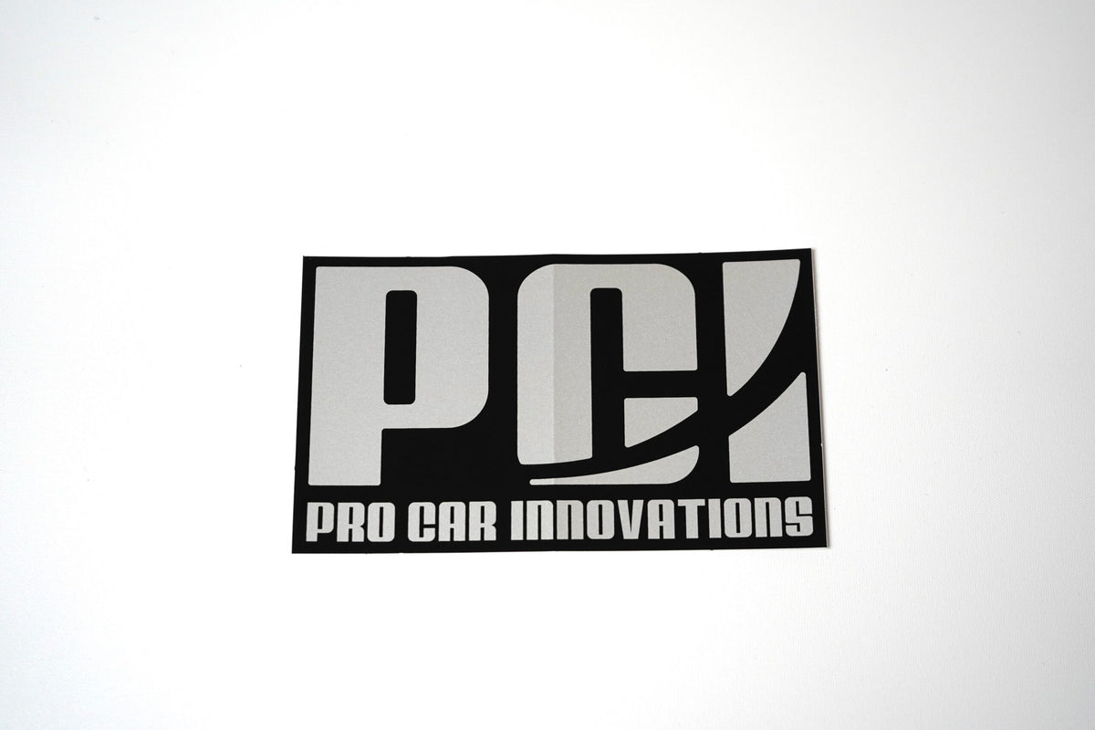 PCI STICKER PACK SILVER ON BLACK