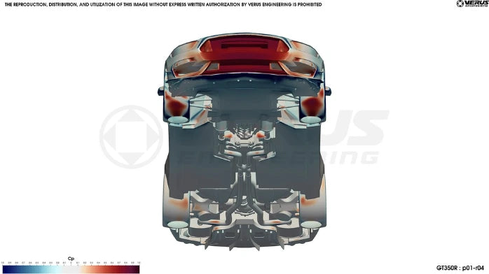 Rear Diffuser Strake Kit - S550 Ford Mustang Shelby GT350