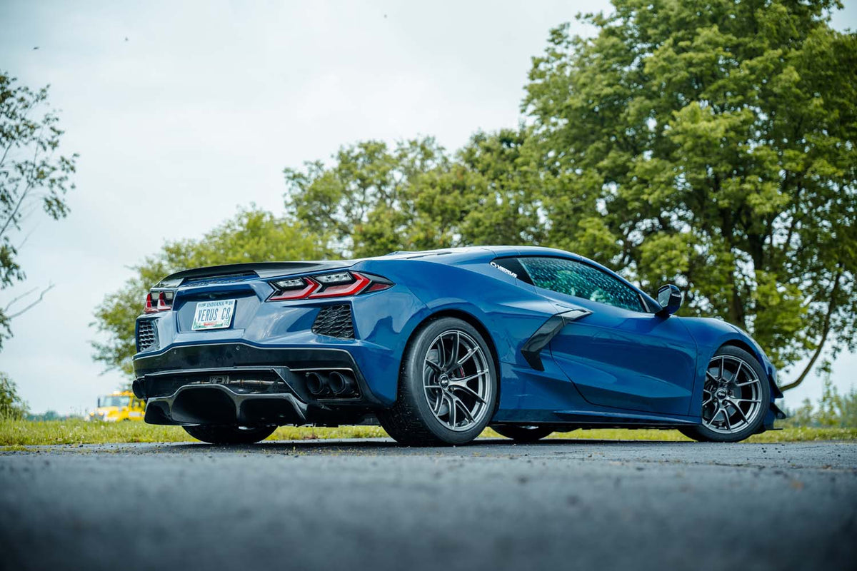 Carbon Polyweave Side Splitter Kit - Corvette Stingray (C8)