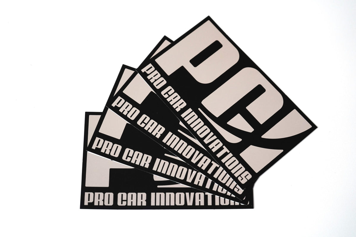 PCI STICKER PACK CHROME ON BLACK