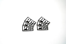 PCI STICKER PACK WHITE ON BLACK/MINI