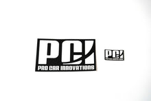 PCI STICKER PACK WHITE ON BLACK/MINI