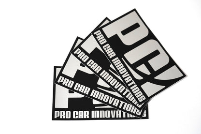PCI STICKER PACK SILVER ON BLACK