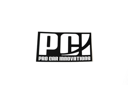 PCI STICKER PACK WHITE ON BLACK