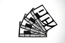 PCI STICKER PACK WHITE ON BLACK