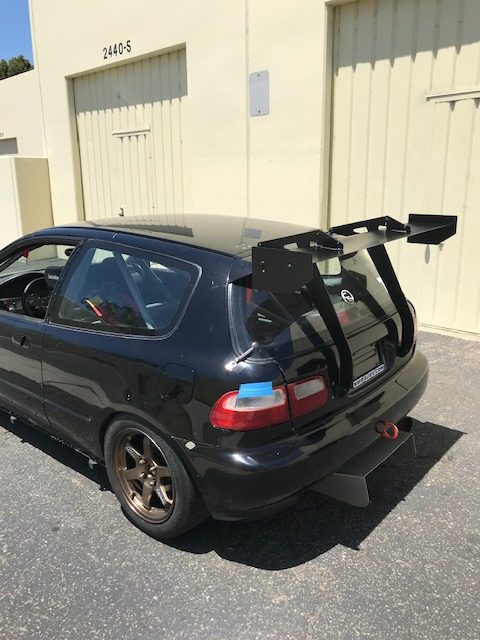 92-95 CIVIC HATCH BACK (V2 TOP MOUNT)