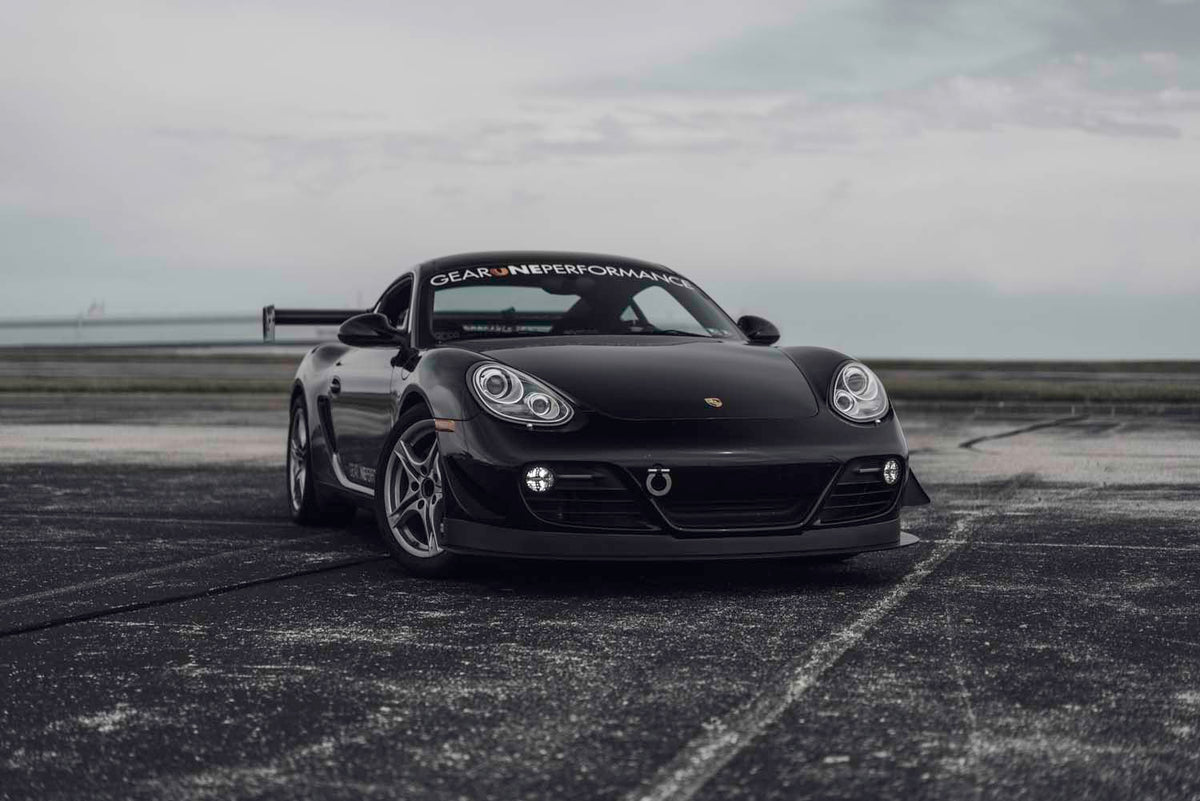 V1X Rear Wing Kit, Includes Carbon Spoiler - 987 Porsche Cayman