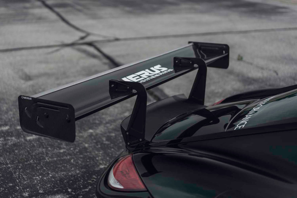 V1X Rear Wing Kit, Includes Carbon Spoiler - 987 Porsche Cayman
