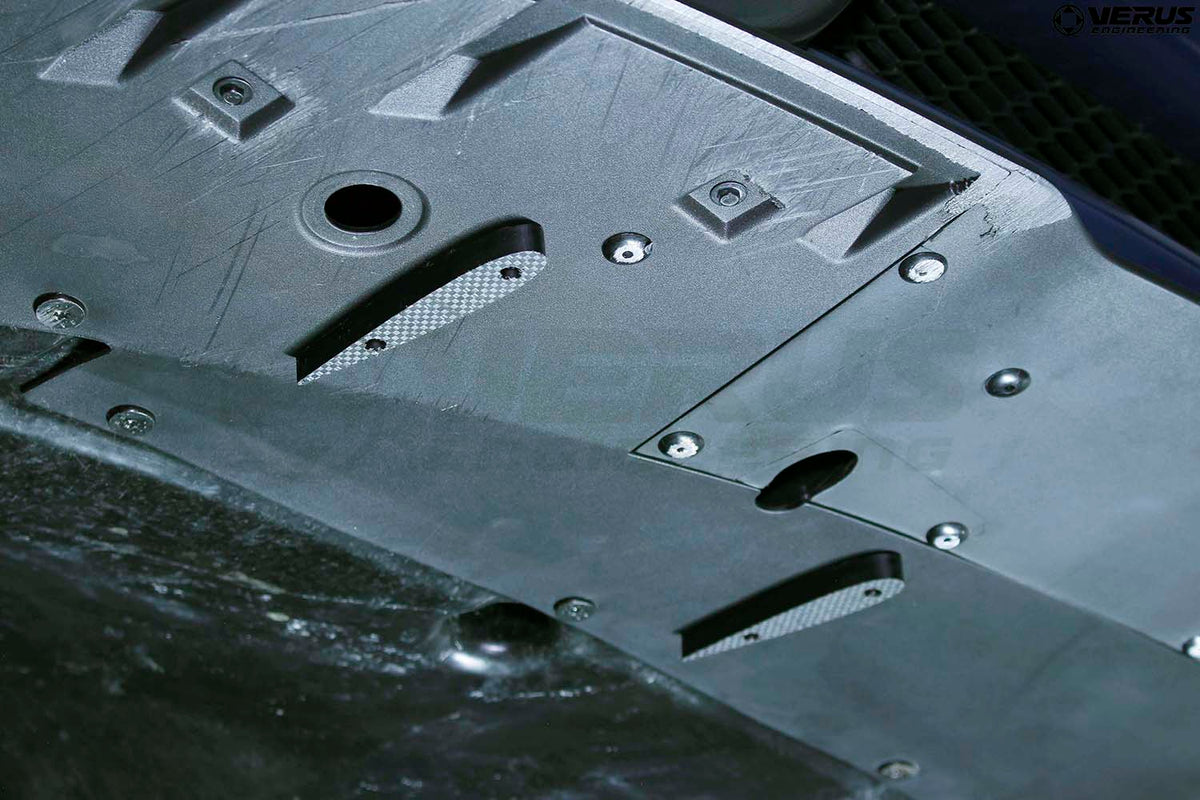 Carbon Polyweave Splitter Grind Kit - Ford Mustang Shelby GT350