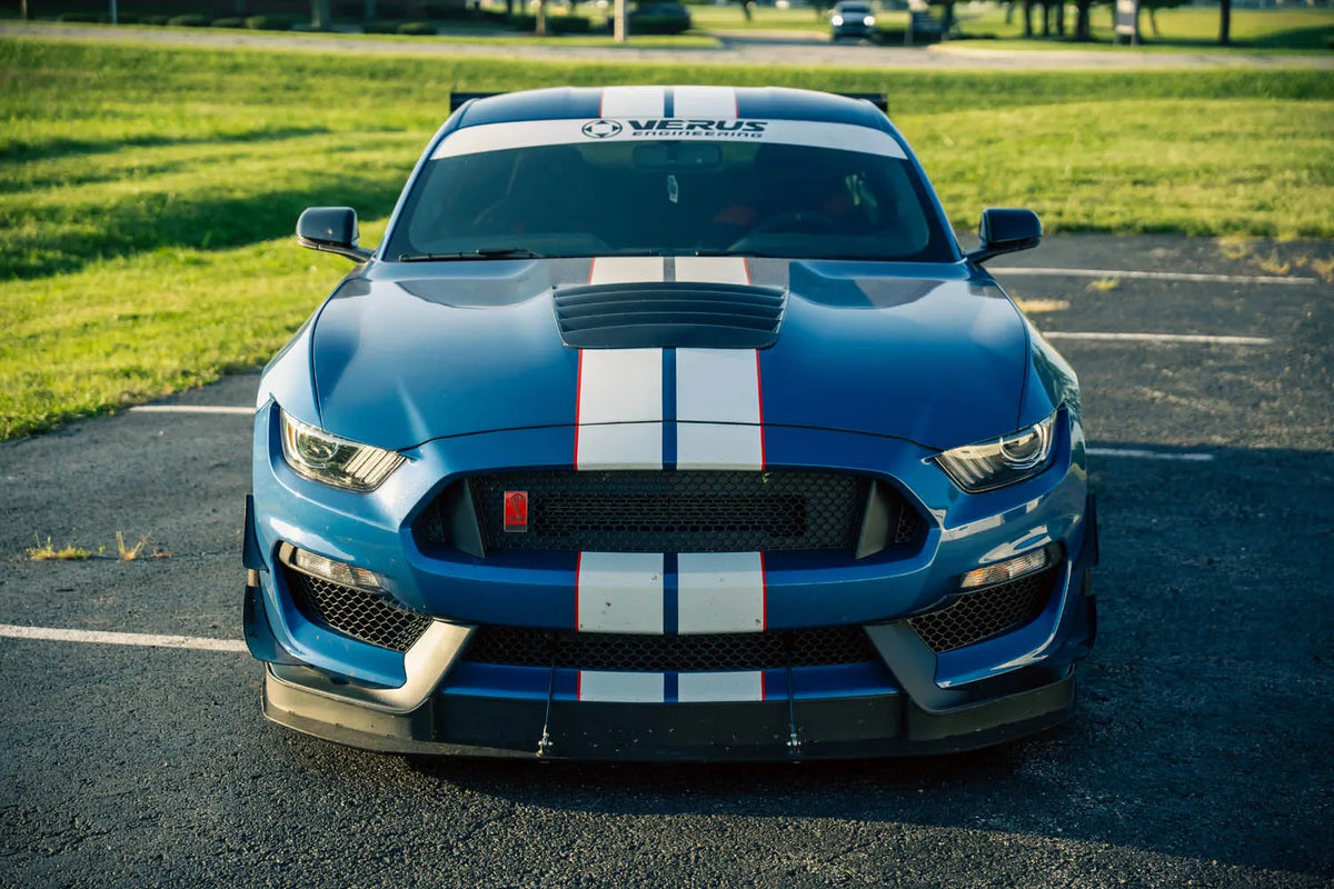 Carbon Hood Louver Kit - Ford GT350