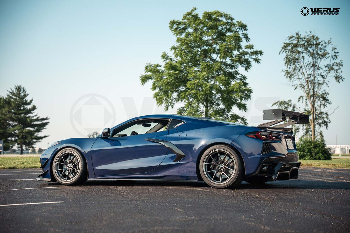 Carbon Polyweave Side Splitter Kit - Corvette Stingray (C8)