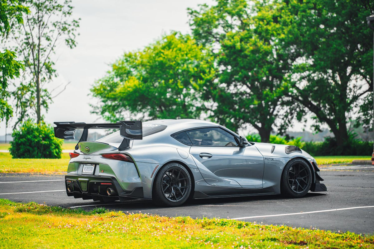 V1X Swan Neck Rear Wing Kit - Mk5 Toyota Supra