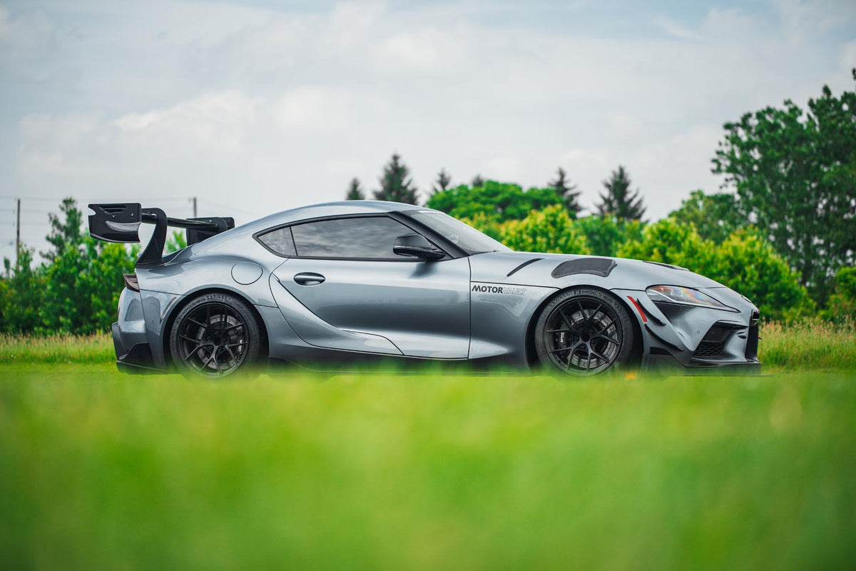 V1X Swan Neck Rear Wing Kit - Mk5 Toyota Supra