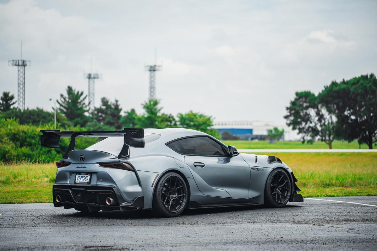 V1X Swan Neck Rear Wing Kit - Mk5 Toyota Supra