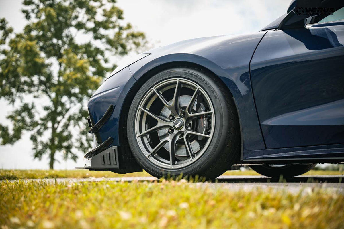 Front Splitter Endplates, WF Spec - Corvette Stingray (C8)
