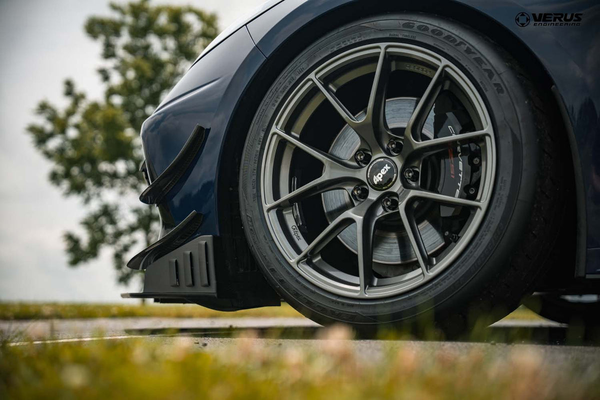 Front Splitter Endplates, WF Spec - Corvette Stingray (C8)