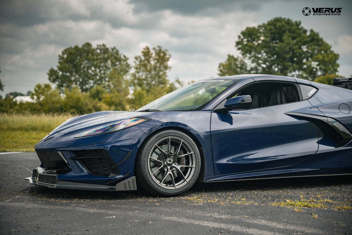 Front Splitter Endplates, WF Spec - Corvette Stingray (C8)