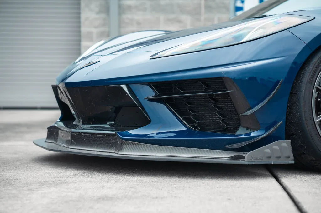 High Downforce Front Splitter Endplates - Corvette Stingray (C8)