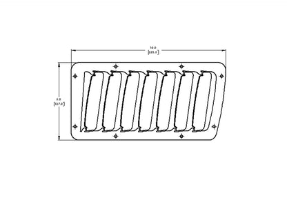 XB3 Slanted Hood Louver Kit